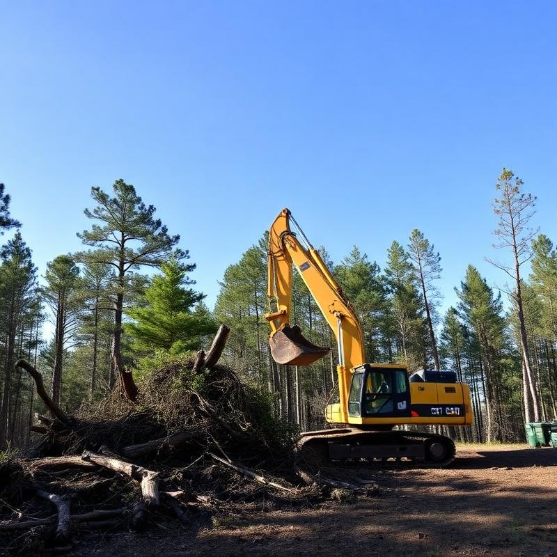 Land clearing operation